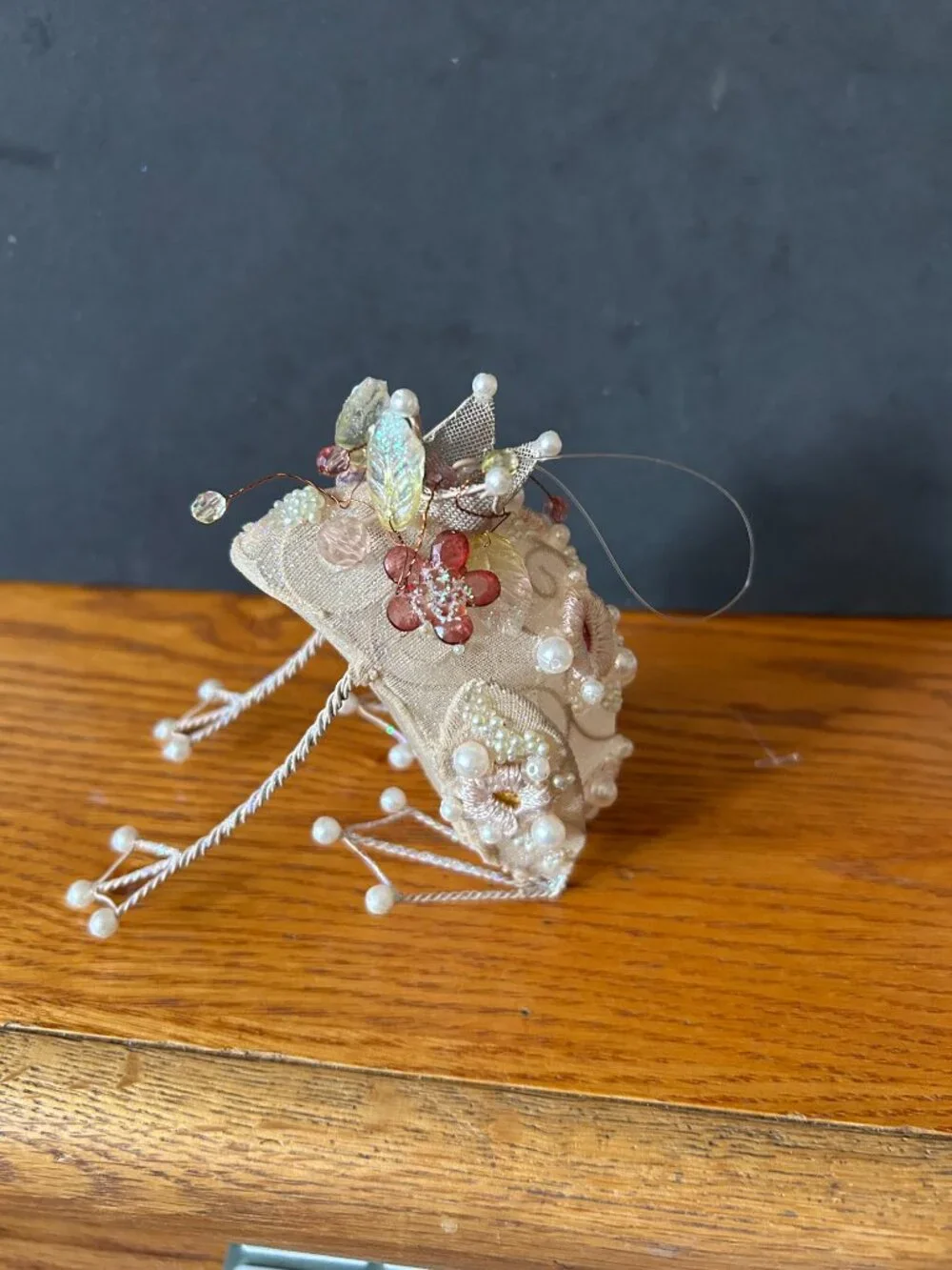 jeweled frog ornament